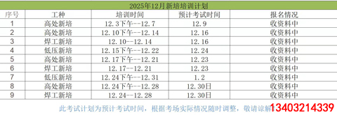 石家莊應(yīng)急局電工 / 焊工 / 高處證開考！12 月批次名額告急，繳費(fèi)鎖定資格